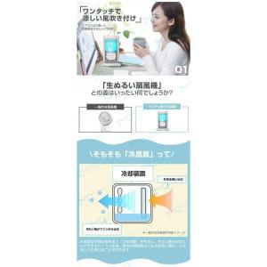 ペルチェ式 冷風扇 水不要 卓上式 冷風機 ペ...の詳細画像5