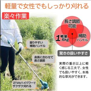 【2026新品】電動草刈機 草刈機 充電式 マ...の詳細画像5