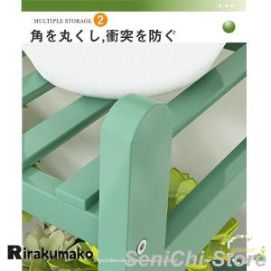 ガーデンラック フラワースタンド 天然竹製 フ...の詳細画像2