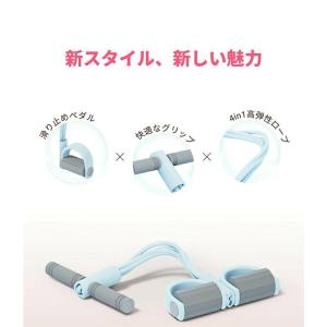 トレーニングチューブ ハンドル ペダル付き エ...の詳細画像3