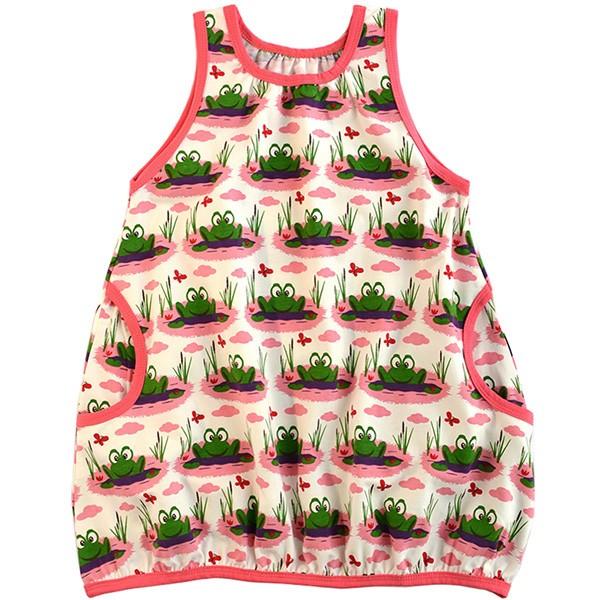 Snoozy スヌージー ノースリーブ ワンピース(Pink　Frog)80 90 95 100 1...