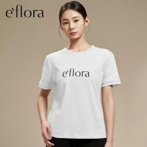 バレエ トップス 半袖 Tシャツ ロゴ 白 ホワイト イーフローラ｜mignonballet