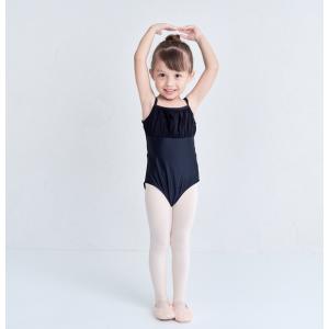 バレエ レオタード 子供 ジュニア 黒 キャミ...の詳細画像5
