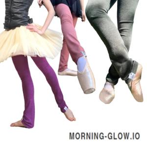 レッグウォーマー バレエ MORNING-GLOW/ モーニンググロウ  ハンドメイド｜mignonballet