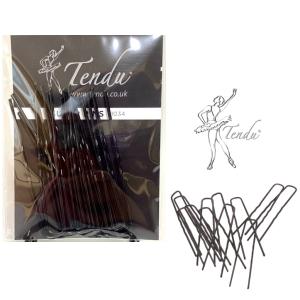 バレエ Uピン　スーパーホールド　ヘアピン　黒　ブラック