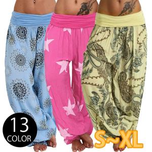 ハーレムパンツ レディース ボトムス ロング丈 ワイド