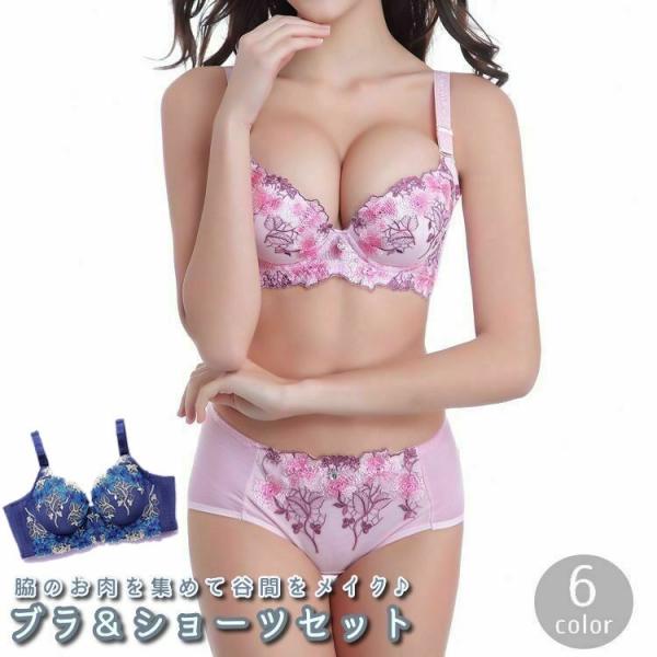 ブラ ショーツセット 上下セット レディース 女性用下着 フルカップブラ ブラジャー パンティー パ...