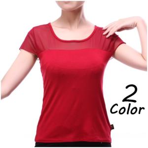 ダンス用 バレエ用 トップス 練習着 半袖 練習用