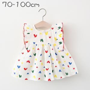 ワンピース ベビー キッズ 子供用 女の子 ノースリーブ