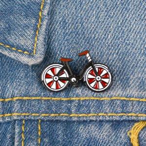 ピンブローチ ブローチ ピンバッジ 自転車モチーフ