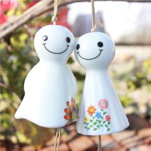 風鈴 ドアチャイム インテリア雑貨 置物 小物 てるてる坊主 フラワー 花 ひまわり リボン 蝶ネクタイ 傘 風船 バルーン ツリー 陶器風 かわいい