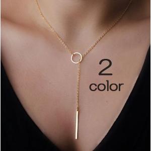 ネックレス ペンダント ロングネックレス サークル