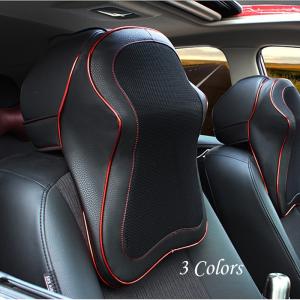 ヘッドレスト ネックパッド 車 クッション 低反発 首