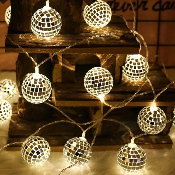 イルミネーション ライト LED 室内装飾 ハロウィン クリスマス イベント パーティー 電池 ミラ...