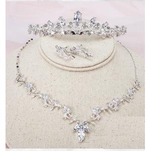 ティアラ ネックレス ピアス イヤリング ウエディング