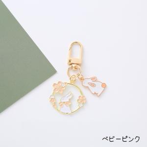 キーホルダー キーリング バッグチャーム 女性...の詳細画像3