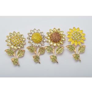 ピンブローチ ブローチピン ひまわり ヒマワリ 向日葵