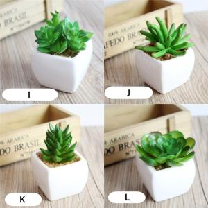 人工観葉植物 フェイクサボテン フェイクグリー...の詳細画像3