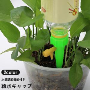 給水キャップ 単品 水量調節 観葉植物 留守 旅行 自動 水やり 散水 灌漑 ペットボトル ノズル ガーデニング 園芸 盆栽 野菜 プランター 便利｜mignonlindo