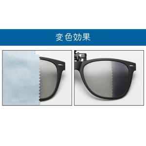 クリップオンサングラス サングラスクリップ 偏...の詳細画像5