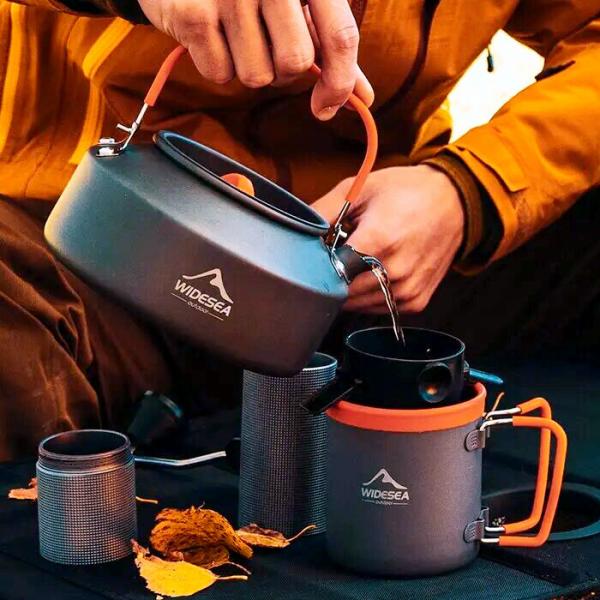 キャンプ用コーヒー調理器具セット