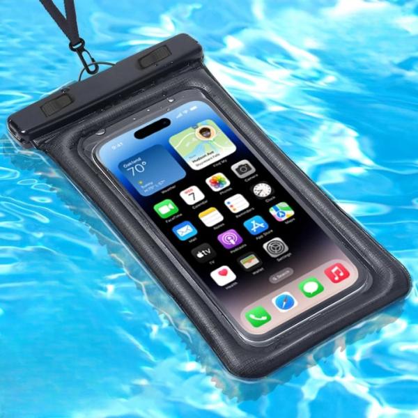 エアバッグ付き防水携帯電話ケース