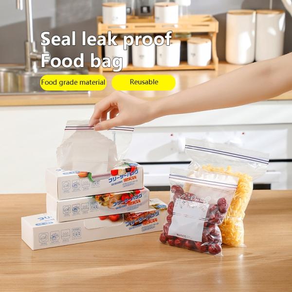 食品保存袋,果物と野菜を冷蔵するための二重腱密閉バッグ,食品分類冷蔵庫