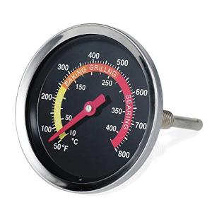 Scorpiuse1_jp バーベキュー BBQ用 ステンレス製 燻製器 スモーカー用温度計 10℃ 料理用 焙煎 屋外
