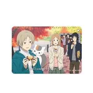 夏目友人帳 描き下ろしイラスト みんなで焼き芋ver. 1ポケットパスケース