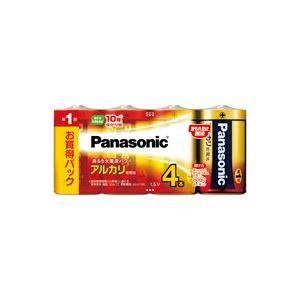 【新品】（まとめ）Panasonic パナソニック アルカリ乾電池 金 単1形(4本) LR20XJ/4SW 【×5セット】｜mihamashop