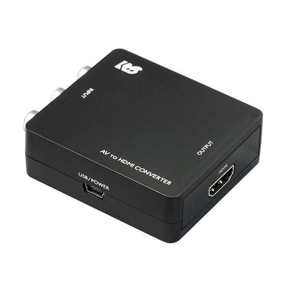 【新品】コンポジット to HDMIコンバーター RS-AV2HD1