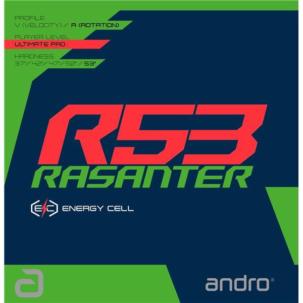 【新品】andro（アンドロ） テンションラバー RASANTER R53 ラザンター アール53赤...