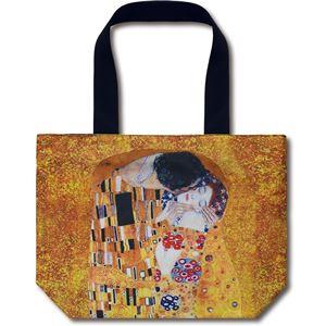 【新品】名画 バッグ 〜ミュージアムアートコレクション〜 Lサイズ クリムト 「ザ・キス」