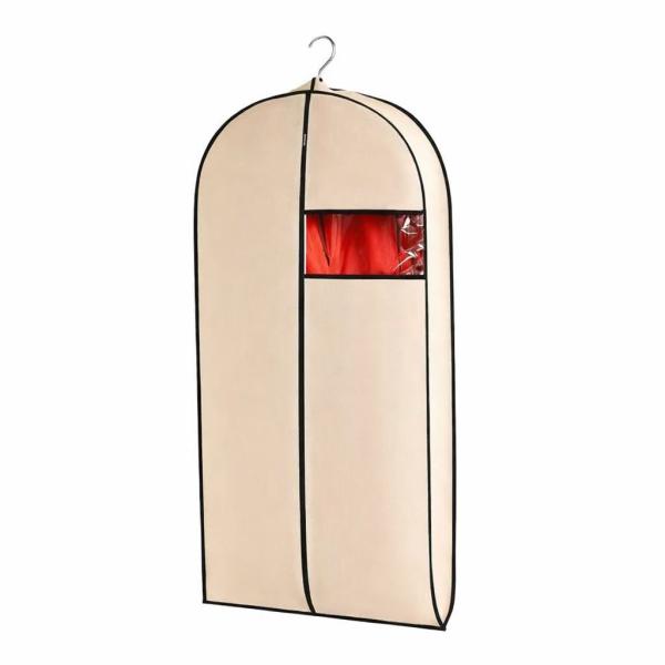 衣類カバー 洋服カバー  スーツカバー 収納カバー 不織布 厚手 立体 60×10×120cm 3枚...