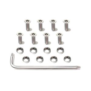 ステンレスナンバープレートボルト ナットセット 盗難防止ネジ M6