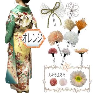 髪飾り 9点セット ドライフラワー シルクフラ...の詳細画像3