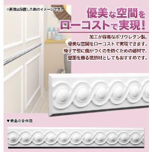 NMG065|PU製モールディング チェアレー...の詳細画像1