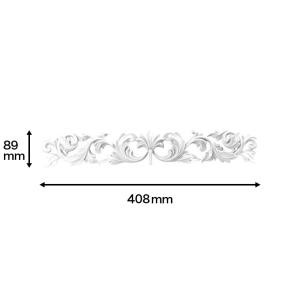 NSNA003｜PVC製曲がる装飾材　オーナメント　サニーモール　408×89×10mm　[輸入品]
