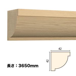 NTH186｜木製モールディング 巾木 サンメントTH 60×15×3650mm ※受注