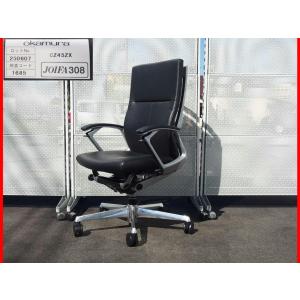 ★ 中古 Hermanmiller ハーマンミラー アーロンチェア クラシック Bサイズ フル装備 ランバー ダイアル肘 座面に破れあり（中）