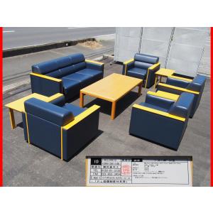 ニトリ（NITORI） 応接5点セット(Nレグノ本革 ※一部合成皮革) : ニトリ
