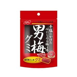 男梅 ノーベル製菓 男梅グミ 38g×6袋入×(2ケース)｜ 送料無料