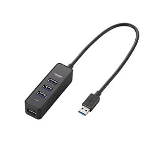 エレコム USB3.0 ハブ 4ポート バスパワー マグネット付 ブラック MacBook / Su...