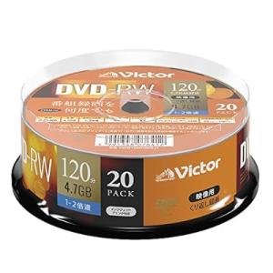 ビクター Victor くり返し録画用 DVD-RW VHW12NP20SJ1 (片面1層/1-2倍...