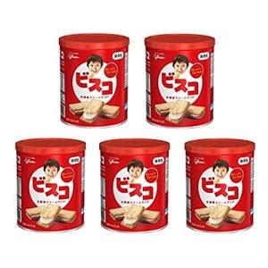 江崎グリコ ビスコ保存缶 30枚 ×5個の商品画像