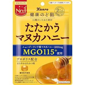 カンロ 健康のど飴たたかうマヌカハニー 80g×6袋