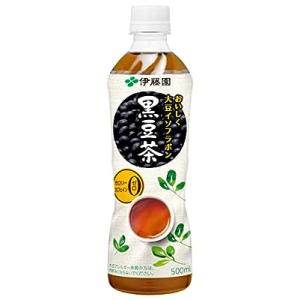 伊藤園 黒豆茶 おいしく大豆イソフラボン 500ml×24本