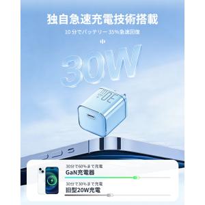 充電器 iPhone PD30W 急速充電器 ...の詳細画像4