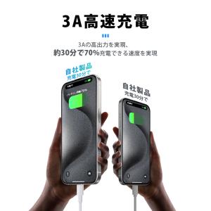 iPhoneケーブル 1m/2m iPhone...の詳細画像5