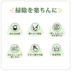 折りたたみミニモップ ハンディスポンジモップ ...の詳細画像3